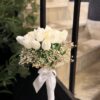 White Tulips & Baby's Breath